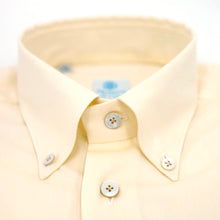 Load image into Gallery viewer, Pale Yellow Oxford Button-down Shirt
