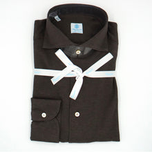 Load image into Gallery viewer, Brown One Piece Collar Shirt
