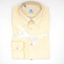 Load image into Gallery viewer, Pale Yellow Oxford Button-down Shirt
