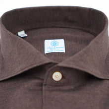 Load image into Gallery viewer, Brown One Piece Collar Shirt
